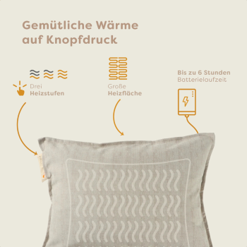 Pleafs Hiezkissen Outdoor 45x60cm Grullo, 1400g